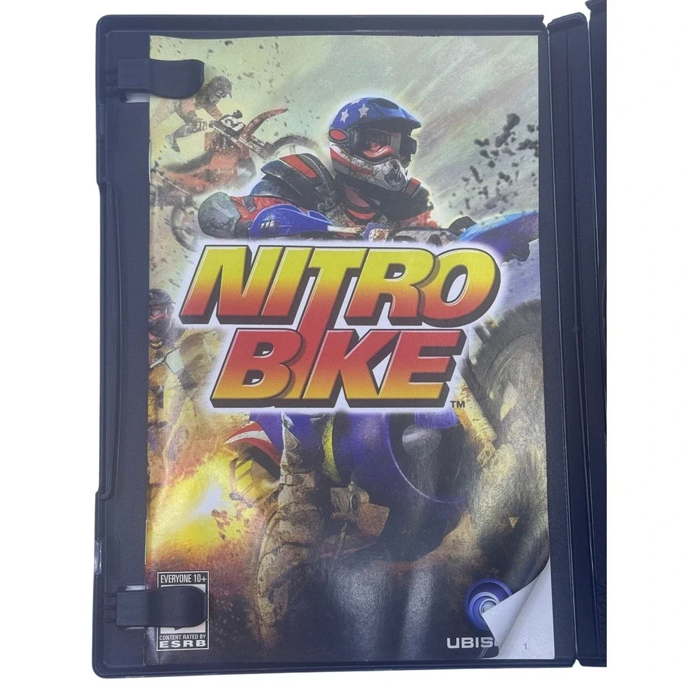 Nitro Bike Sony PlayStation 2 PS2 Ubisoft Motocross Racing Game SLUS 21738 CIB